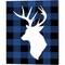 Plaid Deer & Moose by Tamara Robinson 12" x 15" Canvas Wall Art (Set of 2)